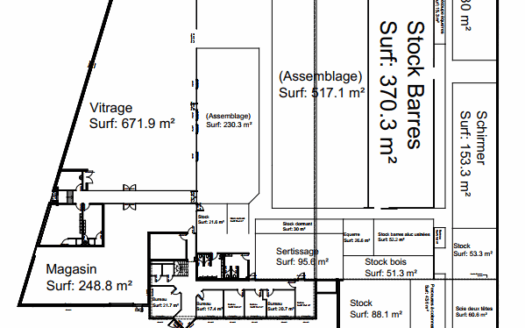 Référence 2445 – Bâtiment Industriel